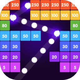 弹来弹去打砖块游戏