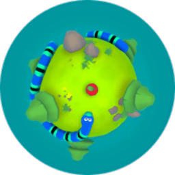 球面贪吃蛇游戏(snaky snake)