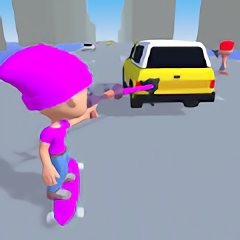 射绳枪比赛游戏(slingshot race)