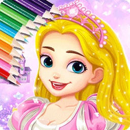 填色小公主游戏