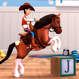 儿童木马跑酷游戏