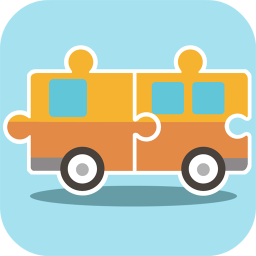 宝宝学习汽车拼图游戏