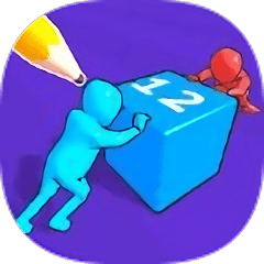 画人推杠竞赛游戏