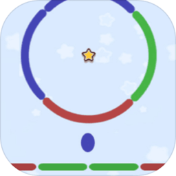 彩色弹跳球游戏